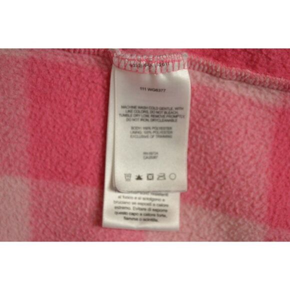 Columbia Girls XL(18-20) Pink Plaid Full Front Zip Fleece Jacket - Picture 9 of 11